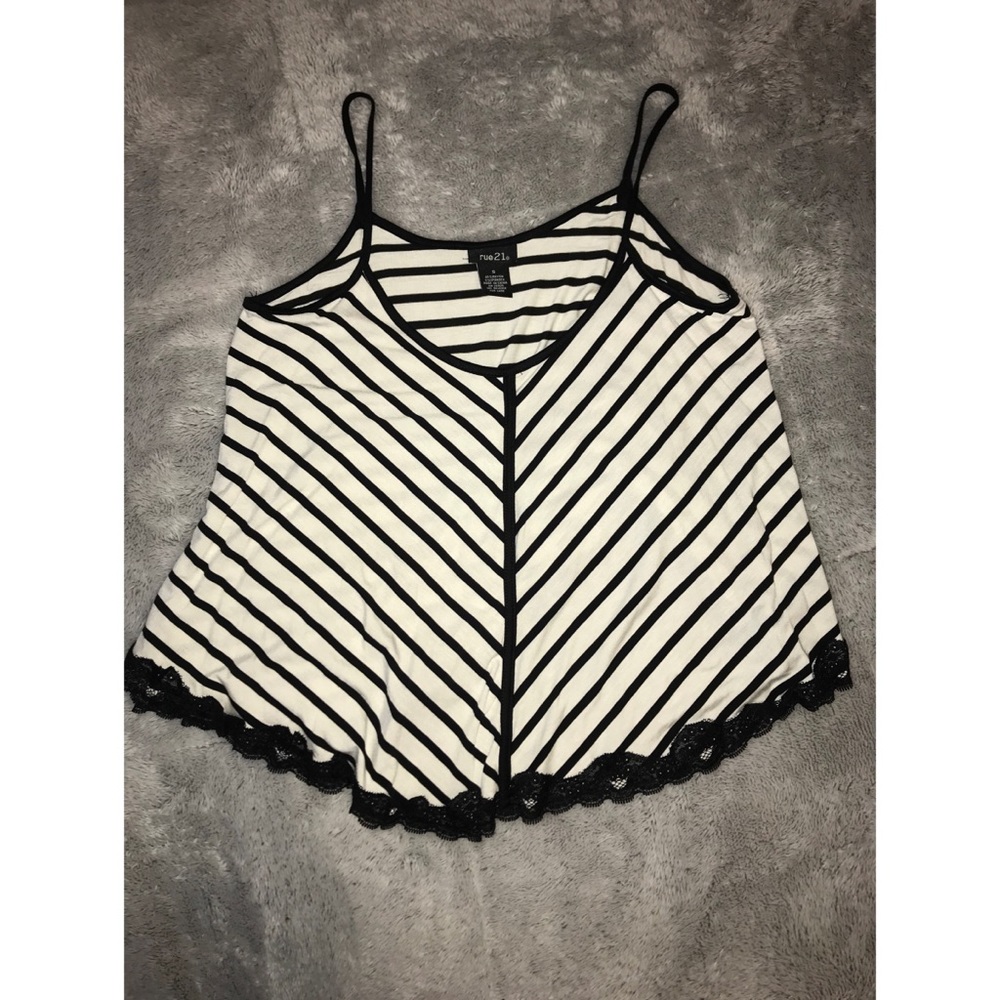 Stripped tank top
